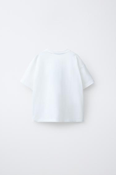 T-SHIRT BRODERIE DONALD DUCK © DISNEY - Blanc de Zara - Image 1