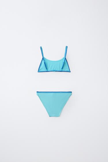 6–14 YEARS SPARKLY BIKINI - Light blue by Zara - Image 1