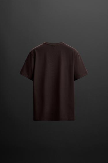 CAMISETA ENTRENAMIENTO BÁSICA - Burdeos oscuro de Zara