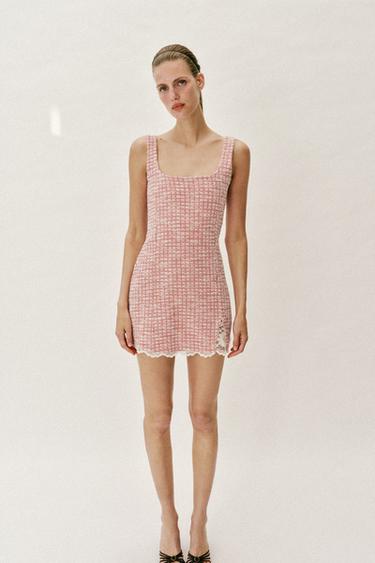 Lace Mini Dress for Women | ZARA United States Lace Mini Dress for Women | ZARA United States