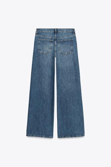 JEAN ZW COLLECTION WIDE LEG TAILLE BASSE - Indigo de Zara - Image 3