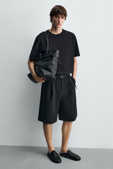 Zara 露跟真皮樂福鞋 - 黑色 - 圖片 0