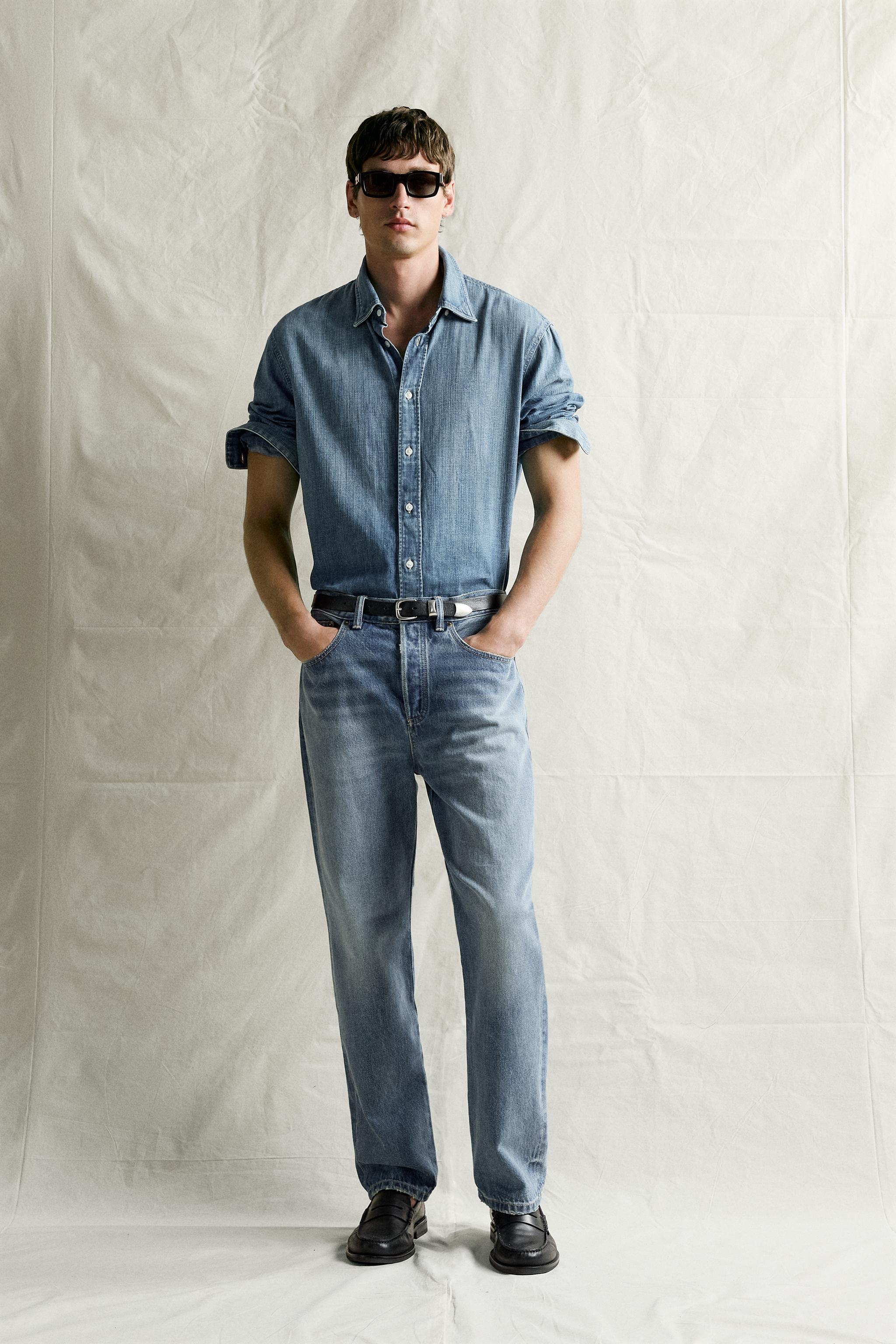 REGULAR FIT DENIM SHIRT