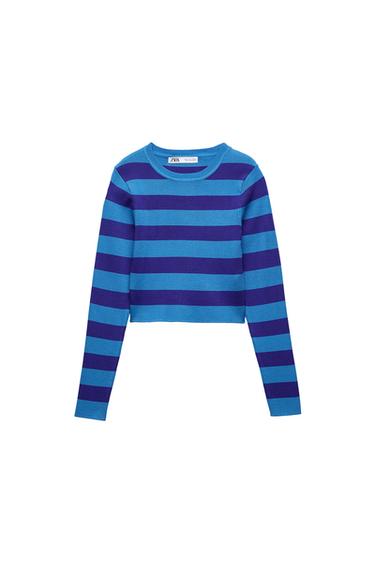 BASIC RIBBED KNIT SWEATER