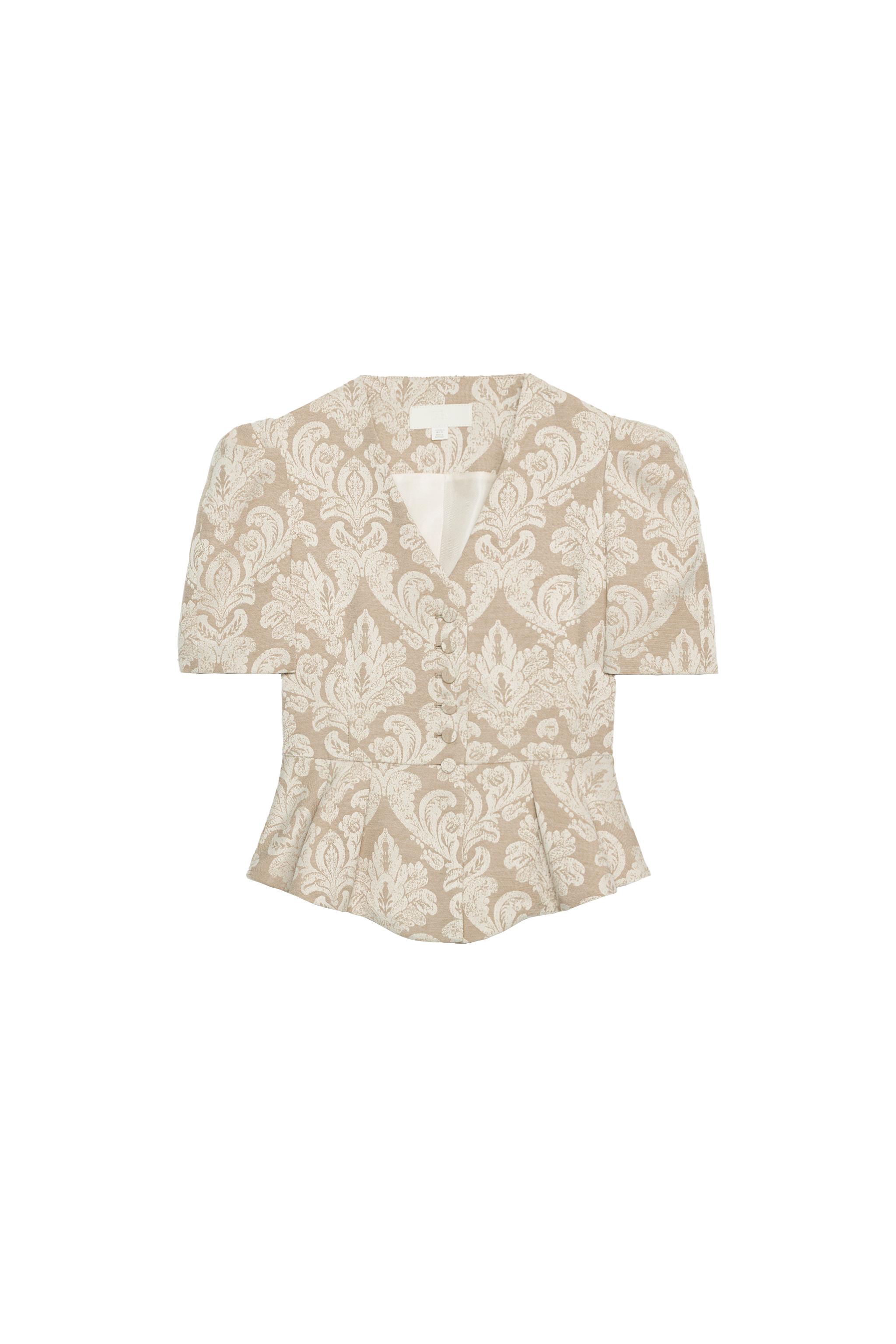 BLAZER PEPLUM JACQUARD