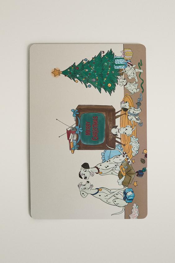 SET DE TABLE RECTANGULAIRE LIÈGE NOËL 101 DALMATIENS ©DISNEY - Multicolore de Zara - Image 0