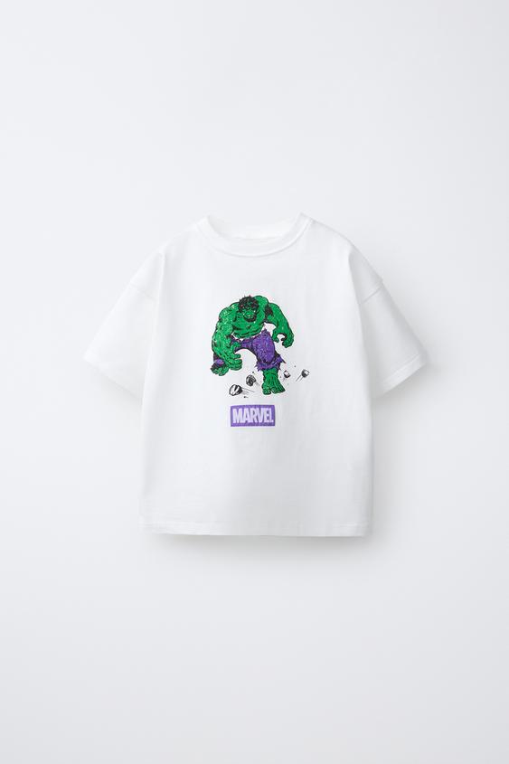 CAMISETA THE AVENGERS HULK © MARVEL - Blanco de Zara - Imagen 0