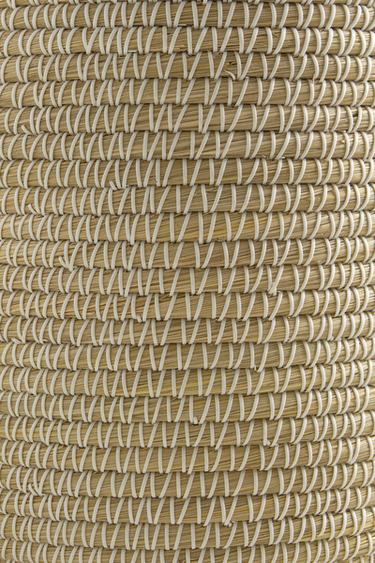 ROUND BASKET WITH LID - Light beige by Zara - Image 4