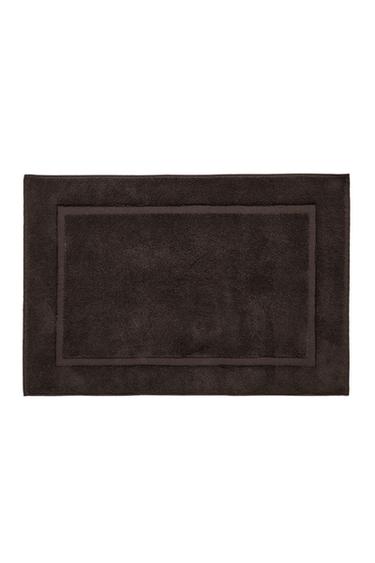 NON-SLIP SOFT TERRY BATH MAT - Dark brown by Zara