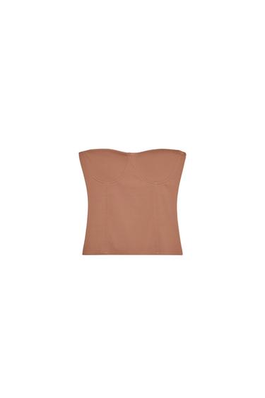 POLYAMIDE BANDEAU TOP