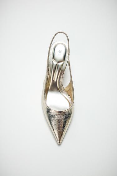 SLINGPUMPS IN METALLOPTIK - Goldfarben von Zara