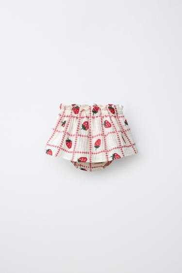 CASA LAWA X ZARA KIDS ԱՍԵՂՆԱԳՈՐԾՎԱԾ ԵԼԱԿՆԵՐՈՎ ԿԻՍԱՇՐՋԱԶԳԵՍՏ-ՏՐՈՒՍԻԿ - Հում Zara-ից