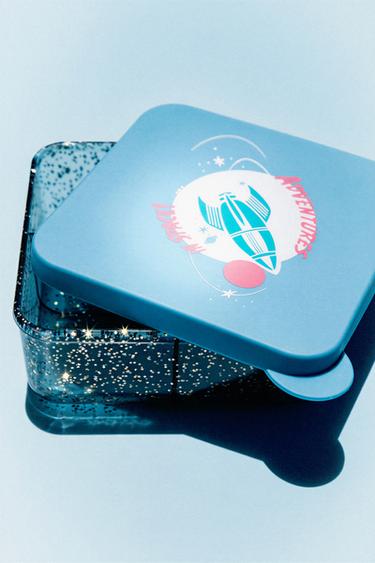 CHILDREN’S SPACE LUNCH BOX - أزرق الخاص بـ Zara