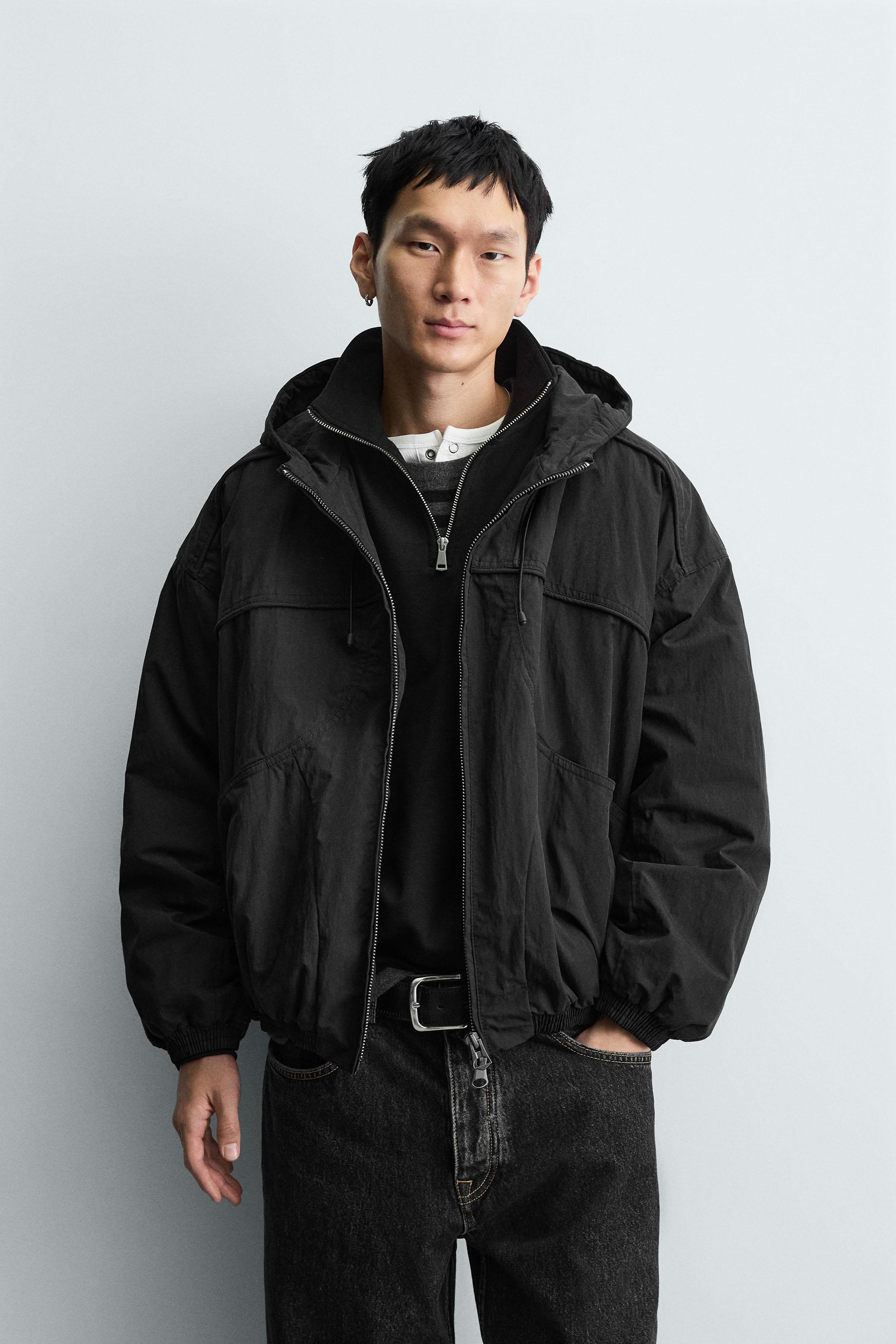 TECHNICAL PADDED JACKET - Black | ZARA South Africa