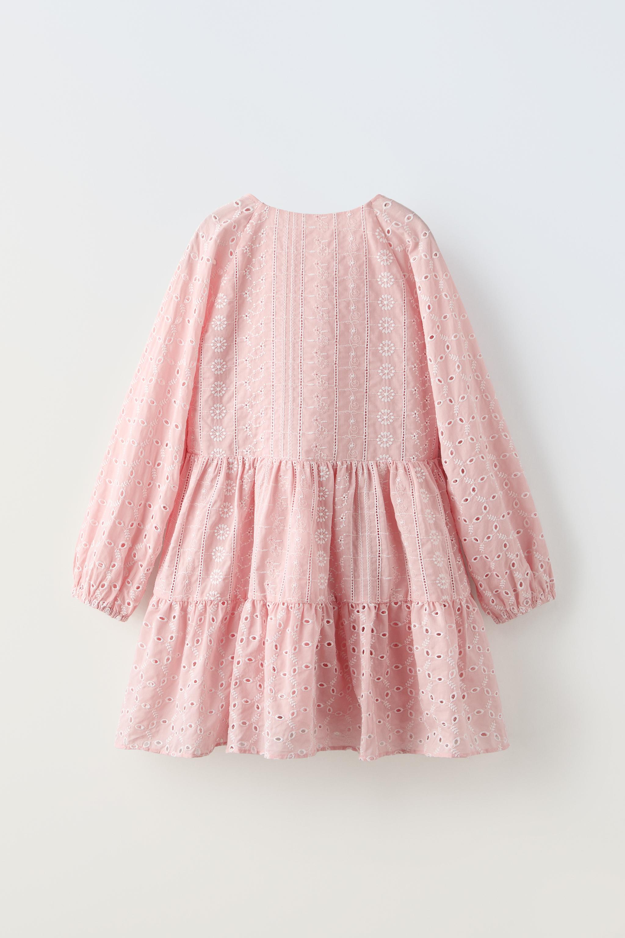 Zara baby girl LACE hot EMBROIDERED DRESS