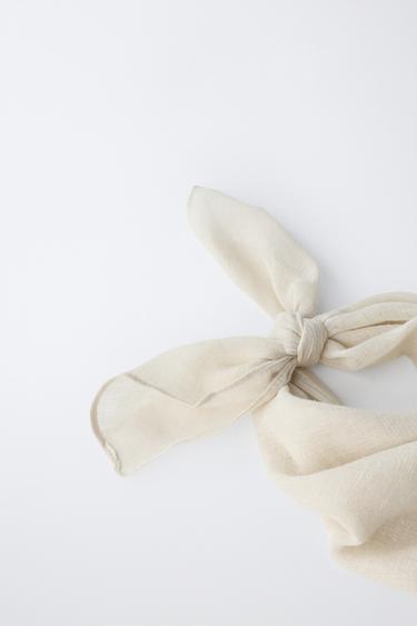 STORIESZ - PACK OF TWO LINEN BLEND BANDANAS - Multicoloured by Zara