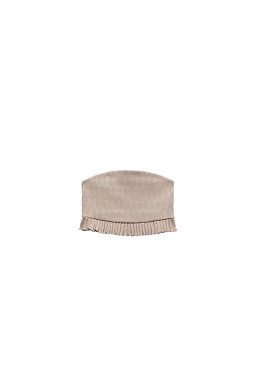 TEXTURED CROP TOP
