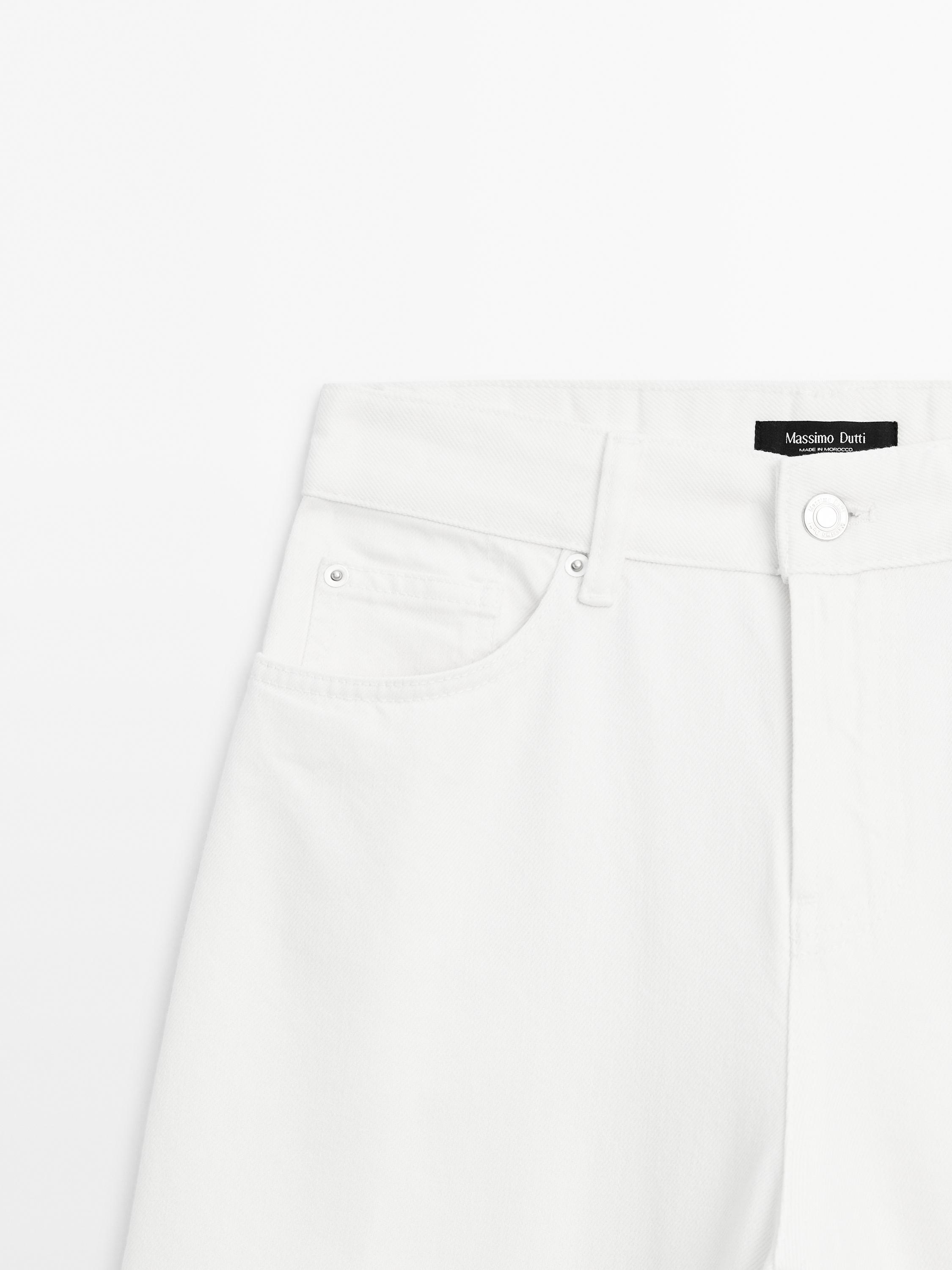 High-waist barrel fit jeans