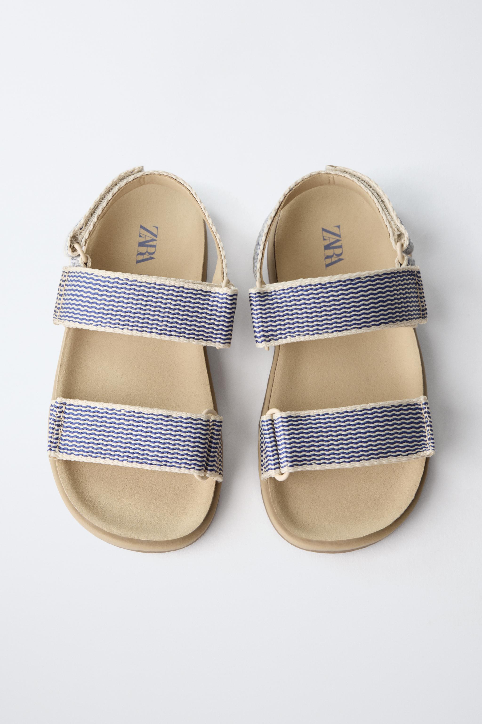 STRIPED SANDALS