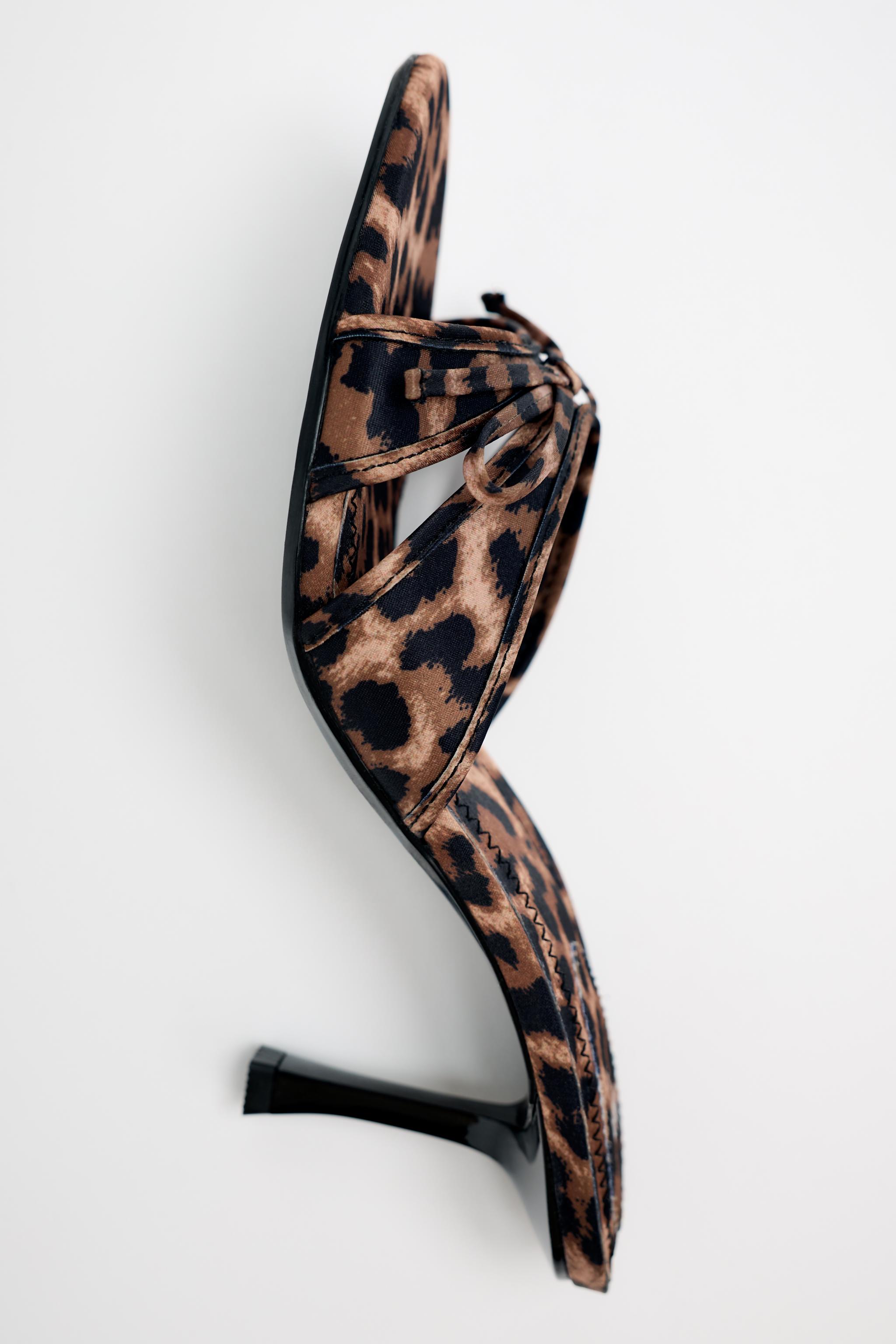 Zara store leopard pumps