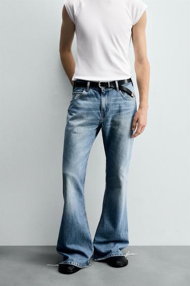 JEANS FLARE FIT - Azul claro de Zara