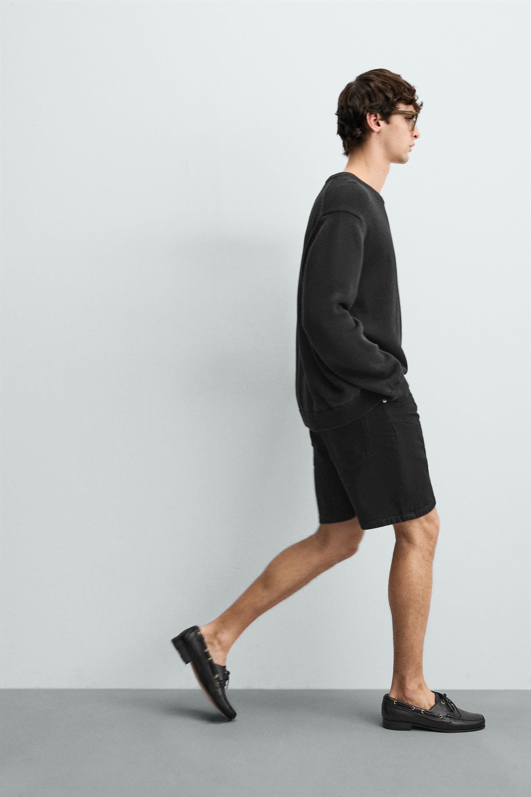 REGULAR FIT DENIM SHORTS