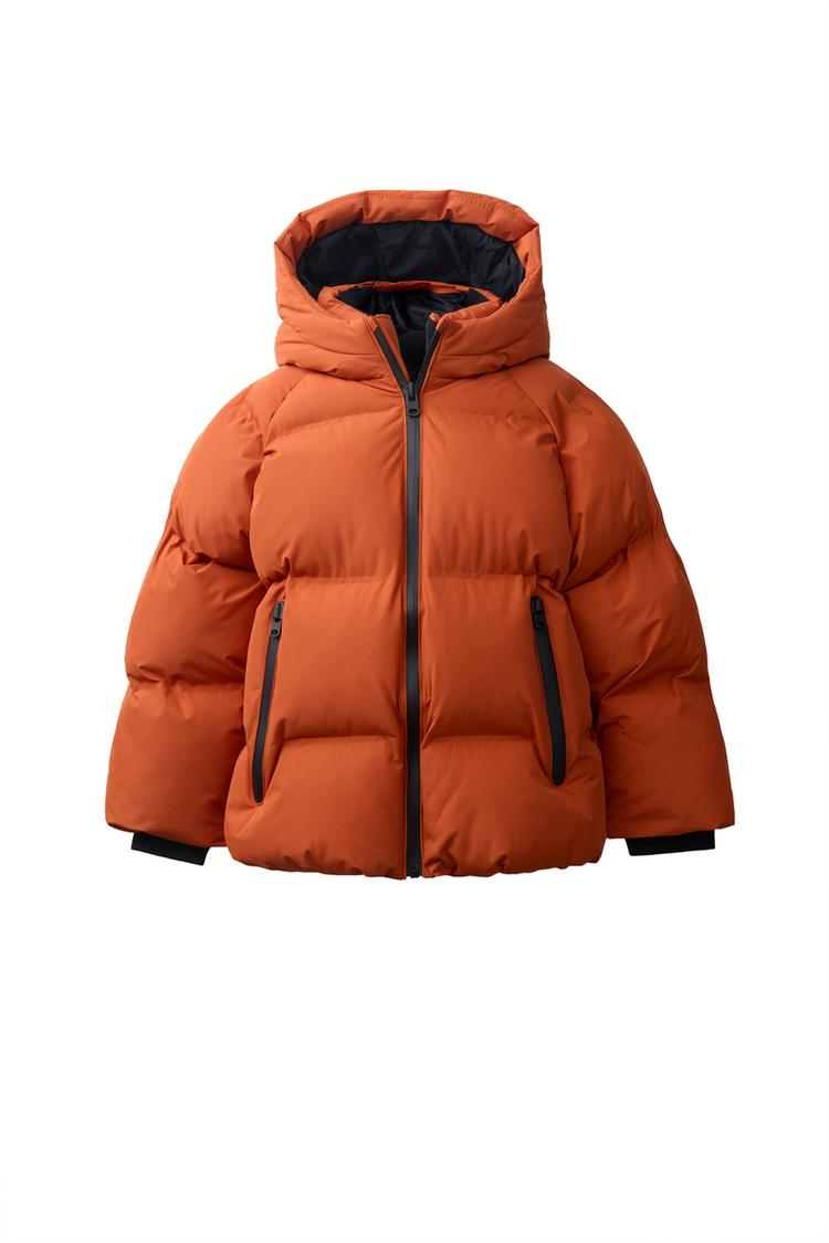 ABRIGO ACOLCHADO CAPUCHA WATER REPELLENT