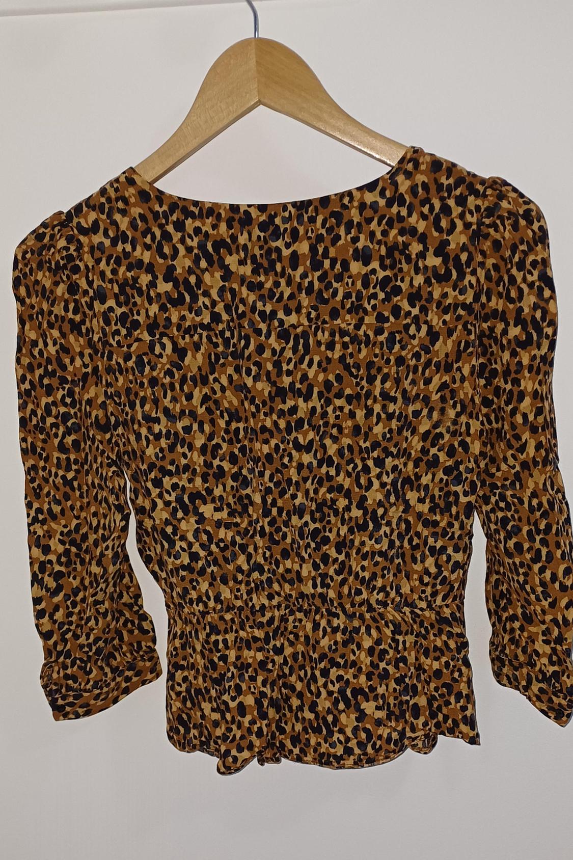 ANIMAL PRINT WRAP TOP - Image 3