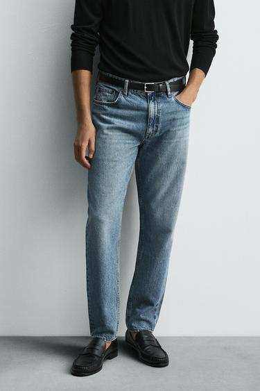 JEANS SLIM TAPERED FIT - Azul medio de Zara