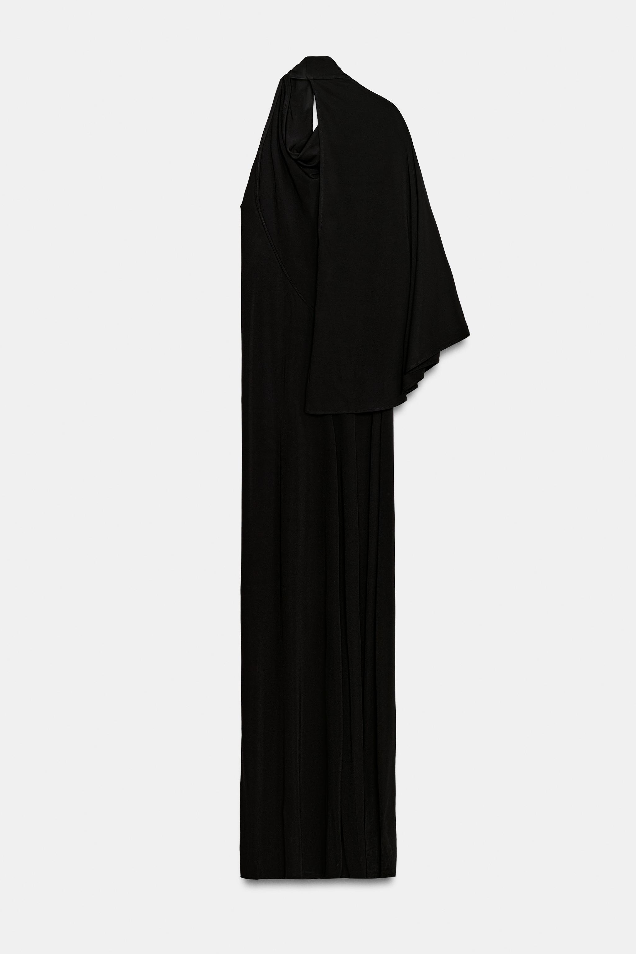 Женские платья Zara ZW COLLECTION ASYMMETRIC SLEEVE DRESS — фото 4