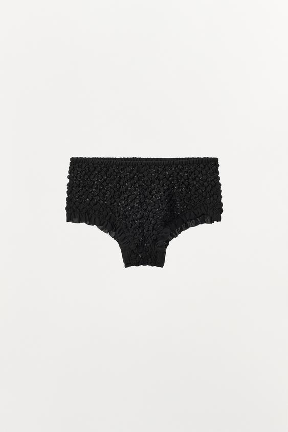 TEXTURED CULOTTE PANTIES