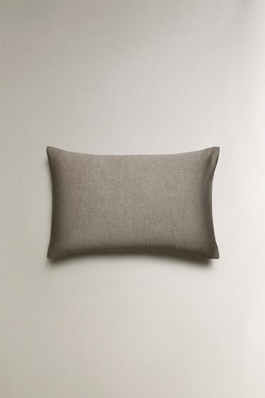 TAIE D’OREILLER CHAMBRAY - Gris de Zara - Image 3