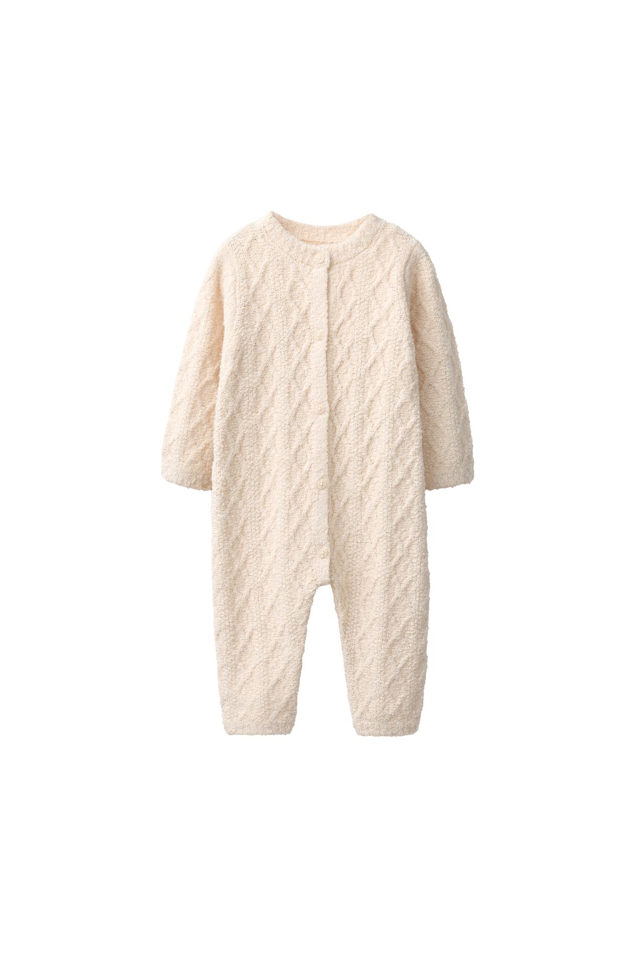 CABLE-KNIT JUMPSUIT