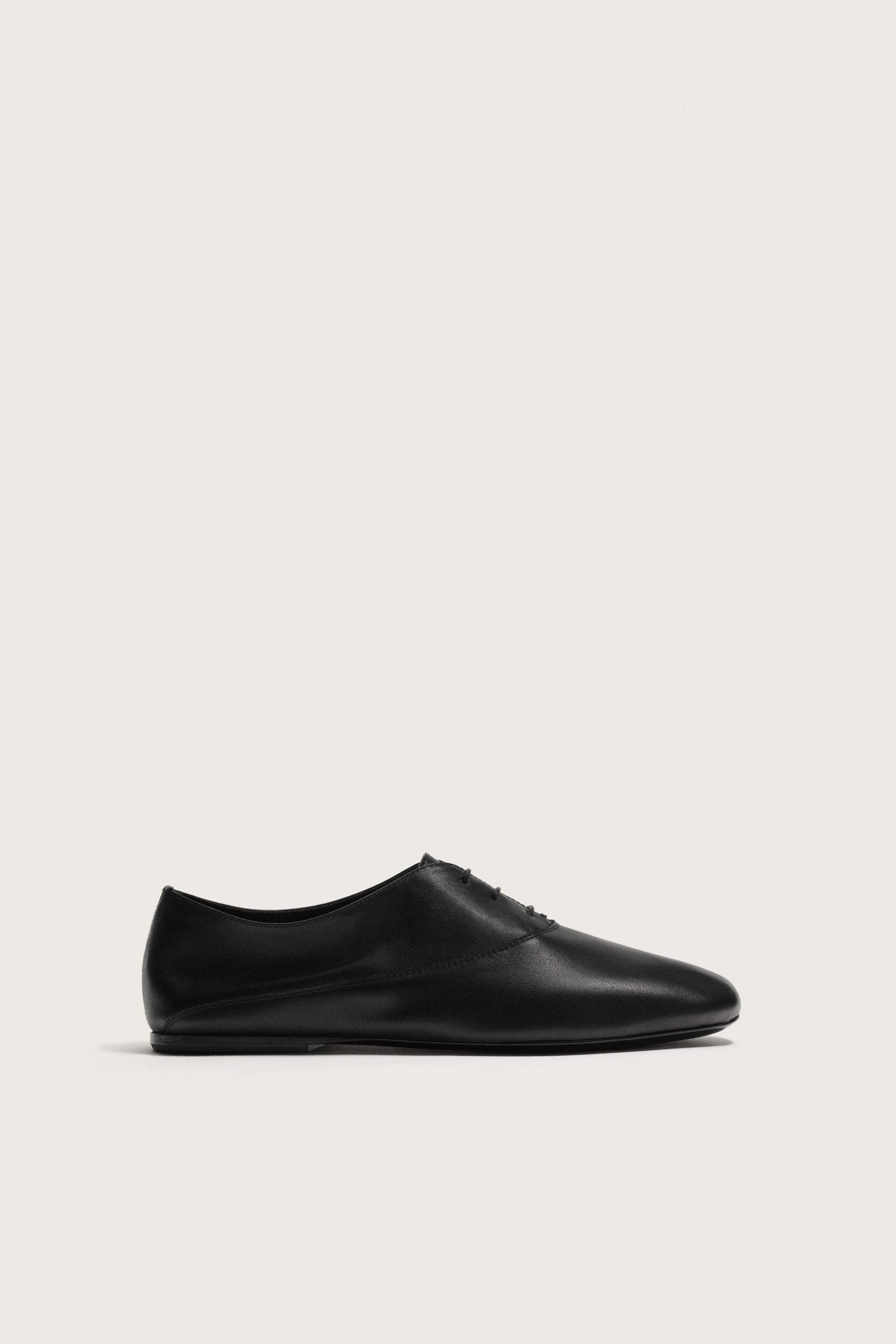 Обувь Zara LEATHER SHOES — фото 4