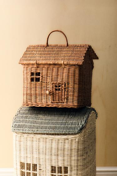 CESTA PER BAMBINI A CASETTA - Beige chiaro di Zara