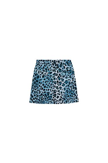 ΜΙΝΙ ΦΟΥΣΤΑ ΣΑΤΙΝΕ ANIMAL PRINT