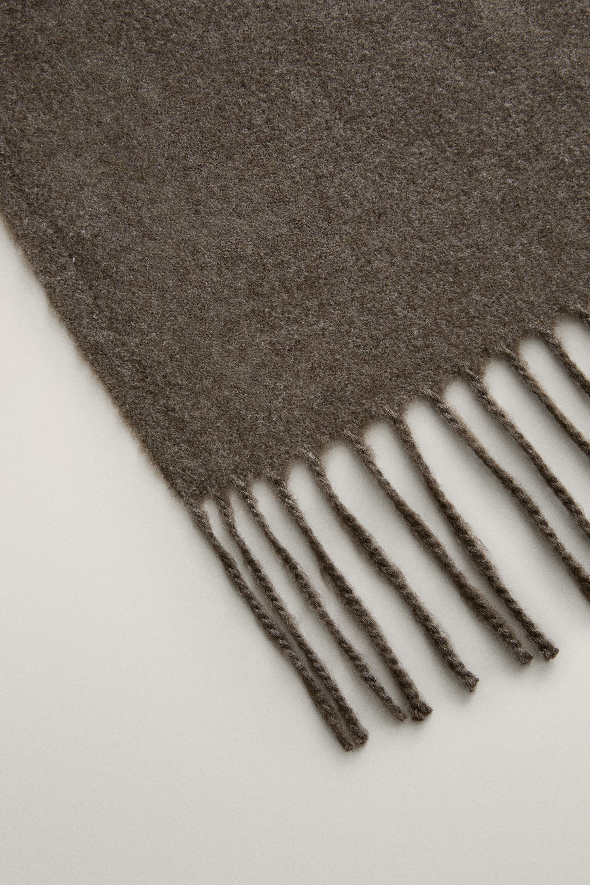 PLAIN FRINGED BLANKET