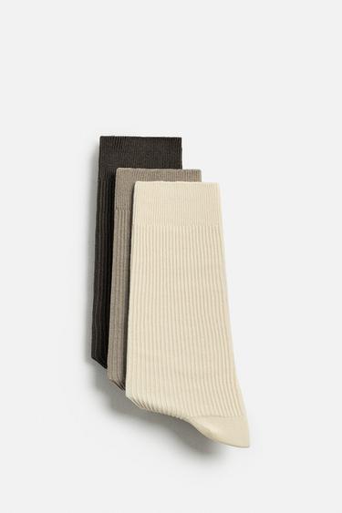 3-PACK OF LIGHTWEIGHT SOCKS - various by Zara - Image 0