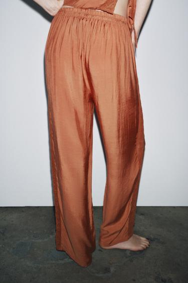 LIMITED EDITION ARGYLE LACE TOP - Brick by Zara - Image 2
