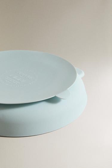 CHILDREN'S CHICK SILICONE PLATE - Blue by Zara - Image 4