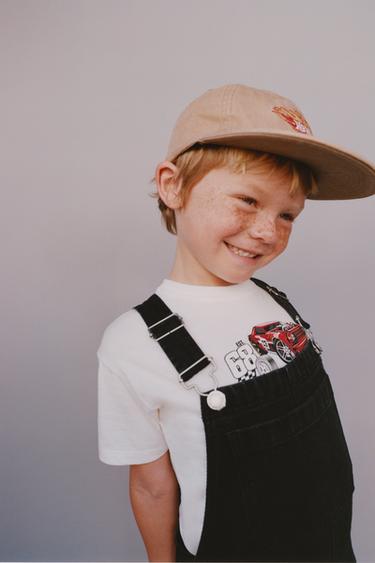 Zara HOT WHEELS™ MATTEL EMBROIDERED CAP - Sand