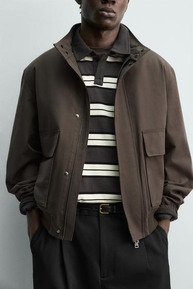 TECHNICAL JACKET WITH DETACHABLE WAISTCOAT - Brown by Zara - Image 4