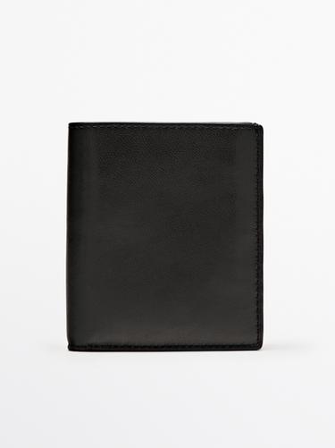Zara Full nappa leather wallet - Black
