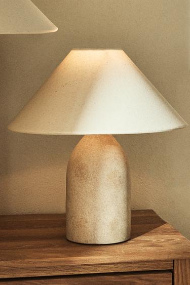 CERAMIC MINI TABLE LAMP - Ecru by Zara - Image 5