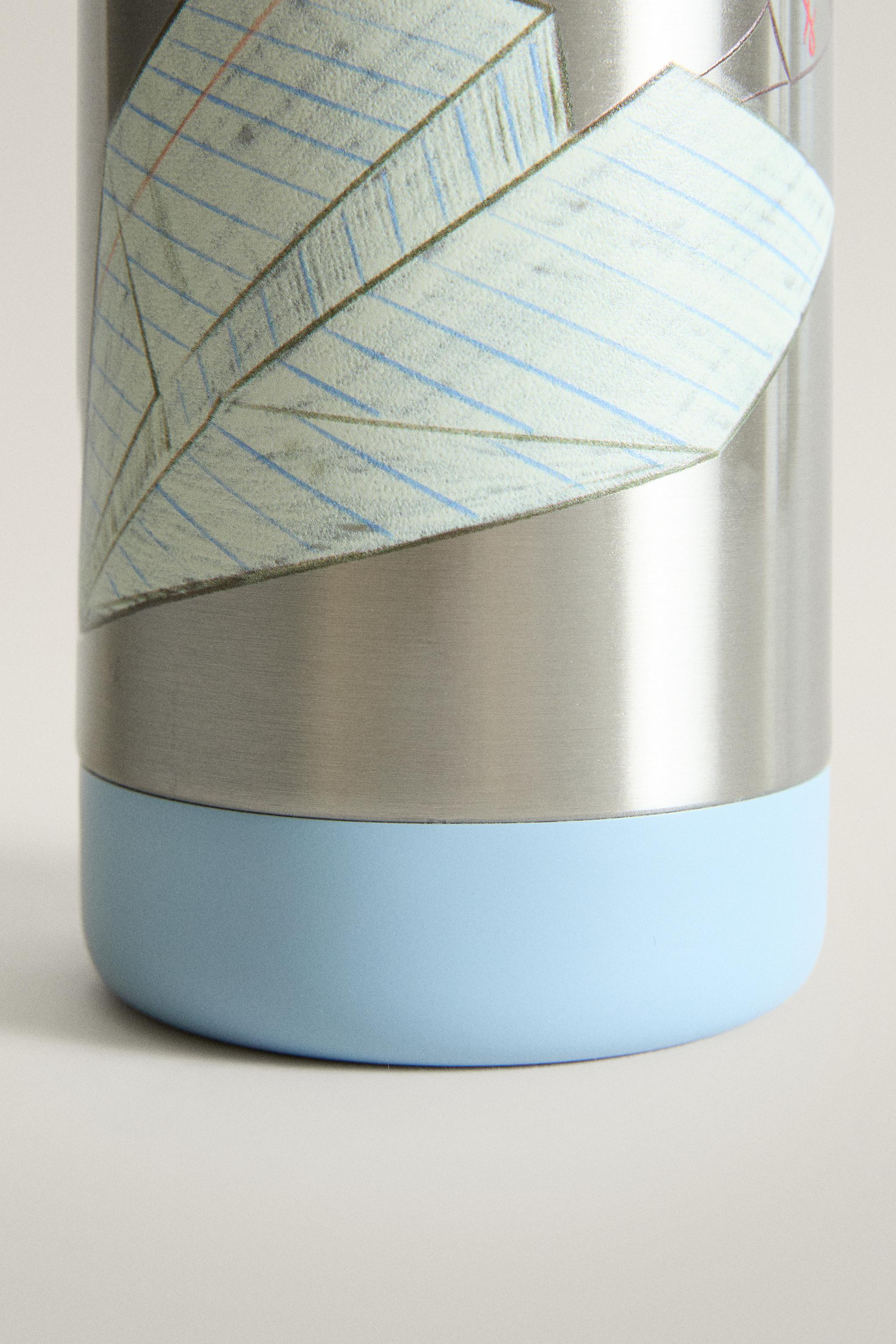 KIDS' STEEL PAPER AIRPLANE BOTTLE