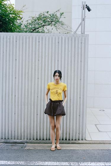 ZW COLLECTION BALLOON SHORTS - Chocolate by Zara - Image 0