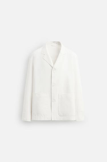 RELAXED FIT BLAZER - White by Zara