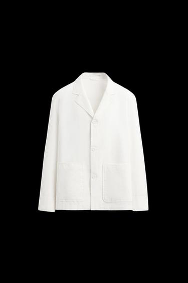 BLAZER RELAXED FIT - Blanco de Zara - Imagen 0