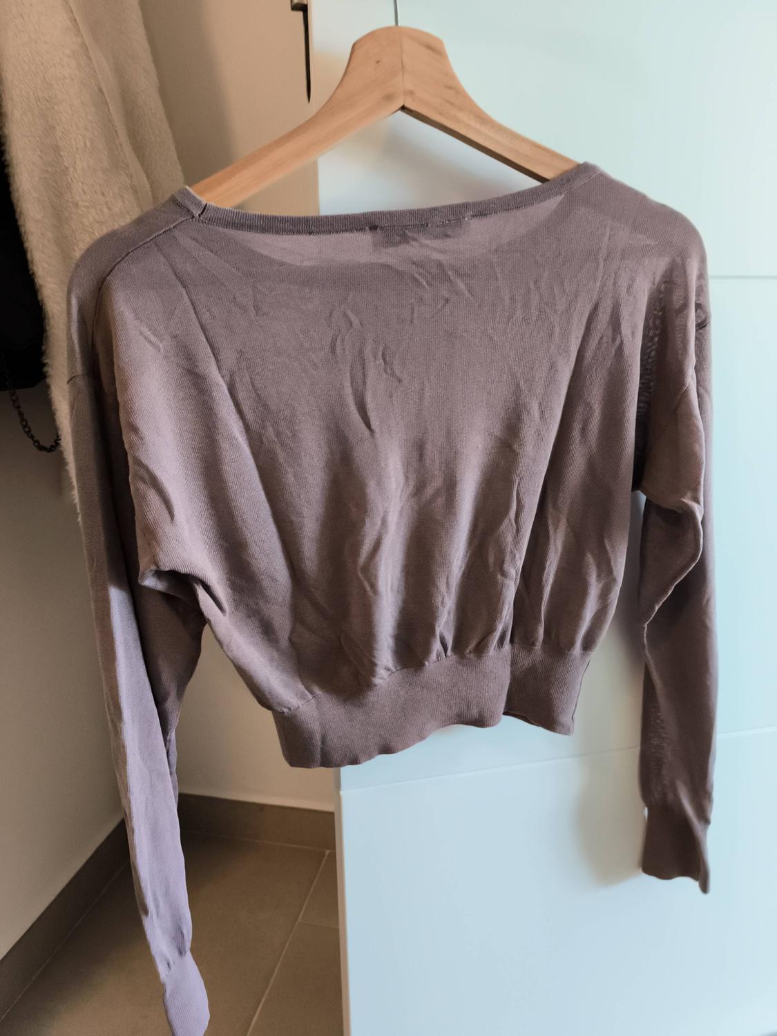 SEMI-SHEER KNIT SWEATER - Image 2
