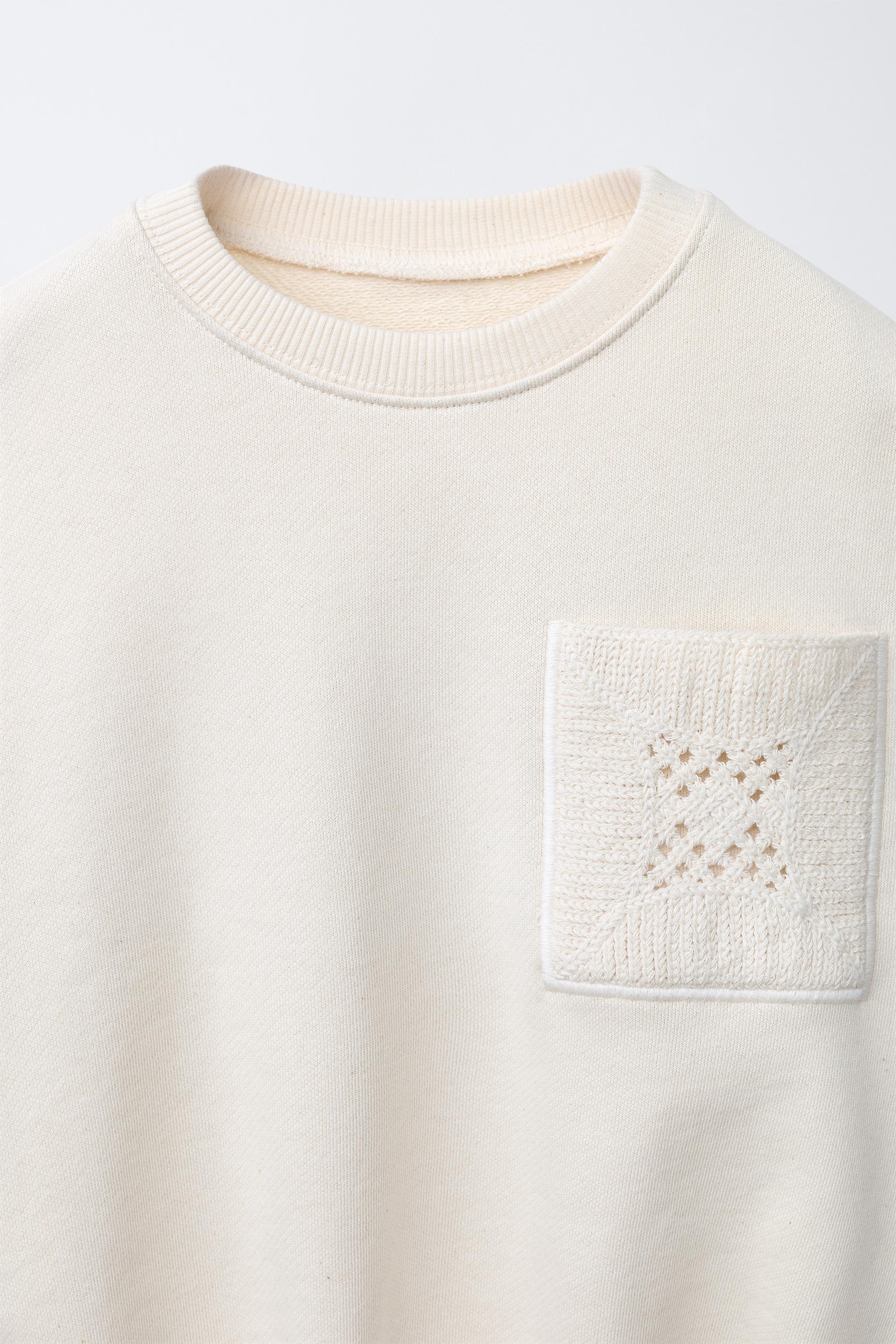 SWEAT POCHE CROCHET